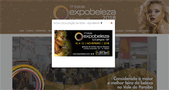 Desktop Screenshot of expobeleza.com
