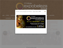 Tablet Screenshot of expobeleza.com